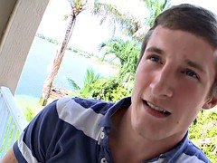 Horny babe worships erected dick