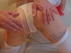 Fiery redhead MILF cheats on her husband with a stranger she met at the hotel bar