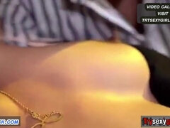 Watch this Indian slut Kirayedar Ladki Ko Choda Makan Malik Ke Ladke Ne get naughty and handjob her way to hot cumshot