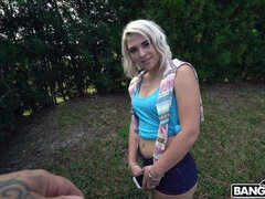 Leie, Arsch, Grosser arsch, Blondine, Blasen, Bus, Aufs gesicht abspritzen, Hd