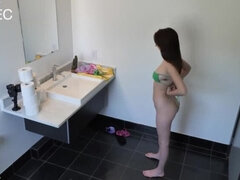 デカパイ, バック, お仕置き, オマンコ, 馬乗り, 姉妹, 一人, ティーン