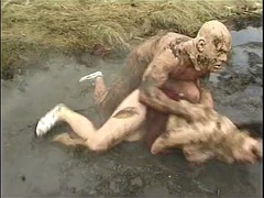 舐める尻, デカパイ, フェラチオ, ヨーロピアン, ドイツ人, 淫乱熟女, アウトドア, ラフ
