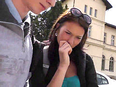 HUNT4K. cruel guy tearing up a super-fucking-hot chick in front of her bf