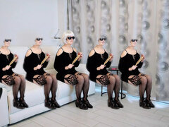 Bondage discipline sadomasochisme, Travestiet, Man die toekijkt, Dominante vrouw, Hd, Vernedering, Moeder die ik wil neuken, Slaaf