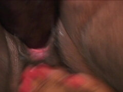 Cul, Noire, Brunette brune, Noir ébène, Grosse, Chatte, Mouillée, Pute