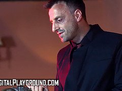 Pascal White & Nick Moreno double team Mea Melone in wild DP session on DIGITALPLAYGROUND