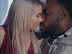 Cul, Grosse bite, Noire, Blonde, Robe, Première fois, Interracial, Monstre