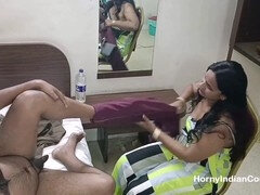 Amateur, Tante, Sucer une bite, Couple, Éjaculation interne, Tir de sperme, Fait maison, Indienne