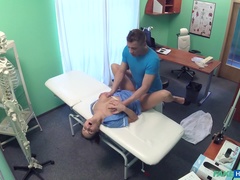 Leie, Blasen, Fingern, Lecken, Masturbation, Büro, Muschi, Spanner