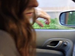 Mamada, Coche, Pareja, Sexo duro, Montar