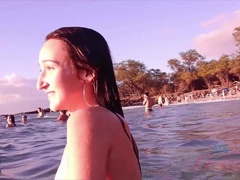 茶髪の, 彼女, オーガズム, 小柄, ハメ撮り, オマンコ, 喫煙, 濡れ