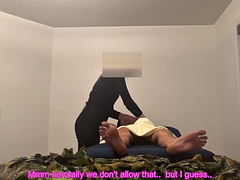 Aziatisch, Europees, Flashing, Handbeurt, Interraciaal, Masseren, Monster, Tiener