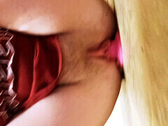 Coño, Pelirrojo, Adolescente, Mojado