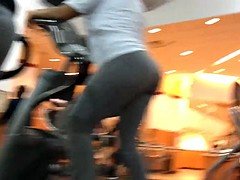 Amateur, Gym, Fille latino, Voyeur