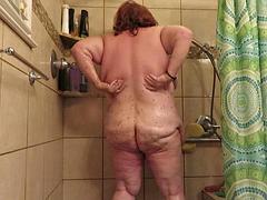 Lesbian BBW Sprinkles Chocolate on Tits, Belly and Big Butt
