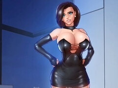 デカ尻, デカチン, 茶髪の, ゲーム, 巨大, オマンコ, フェラする, オッパイの