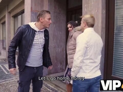 Hot wife fucks and takes it rough while husband's away