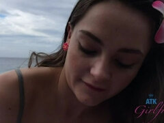 素人, 茶髪の, 彼女, 小柄, オマンコ, 剃毛, ガリガリ, オッパイの