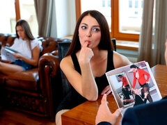 Большой член, Большие сиськи, Минет, Брюнетки, Собачьи, Две девушки, Тощие, Молоденькие