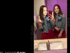 Verga grande, Mamada, Corridas faciales, Ffm, Interracial, Lencería, Montar, Trio