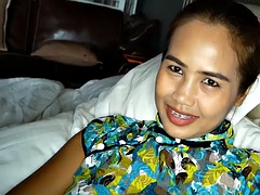 Innocent cute asian amateur teen video fucks with a fleshlight on his dick small one