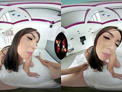 Tridimensionnel, Amateur, Nana, Sucer une bite, Réalité