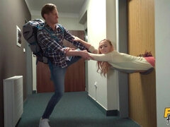 Stuck In A Door 1 - Fake Hostel