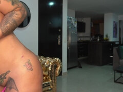 お尻, デカ尻, ラティーナ, オーガズム, オマンコ, 一人, オッパイの, 濡れ