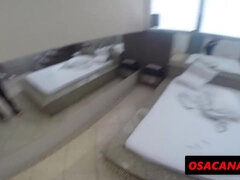 Eating the hot busty at the motel POV