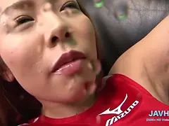 Enthousiasteling, Aziatisch, Lieveling, Compilatie, Hd, Japaans, Kut duiken, Spuiten