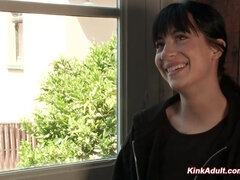 Sadomasochismus, Fesselspiele, Schwanz, Domination, Fetisch, Hardcore, Im freien, Sklave