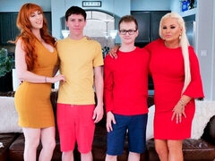 Culo, Culo grande, Verga grande, Mamada, Estilo perrito, Orgía, Pelirrojo, Tatuaje