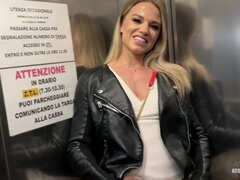 Blowjob With Cumshot In Public Parking Lot - Slutwife - Steve Mori