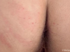 Arsch, Blondine, Behaart, Küche, Nackt