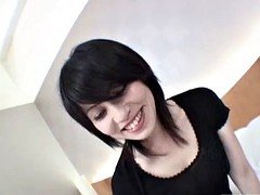 Subtitled pale Japanese unfaithful wife secretly does AV