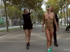 Anal, Sadomasoquismo, Amarrada, Hembra, Verga enorme, Público, Castigada, Voyeur