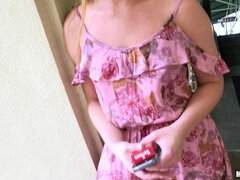 お尻, デカ尻, ブロンド, フェラチオ, 露出狂, ハメ撮り, 公共, オマンコ