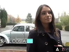 In den arsch, Arsch, Blasen, Braunhaarige, Hd, Lingerie, Monster, Titten