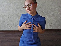 The ex-wife made a video for the boss and accidentally squirted