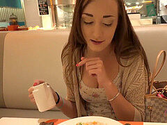 Victoria Rae ebony gets a meaty internal ejaculation in Singapore