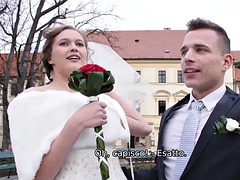 デカパイ, フェラチオ, 結婚, チェコ, 指いじり, 下着, ティーン, オッパイの