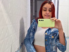 Leie, Arsch, Betrug, Paar, Flashen, Hardcore, Im freien, Rotschopf