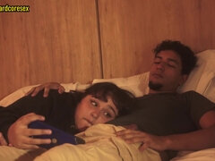 Garganta Profunda In My Stepsister Swallows My Penis After Watching The Movie, They Almost Discovered Us