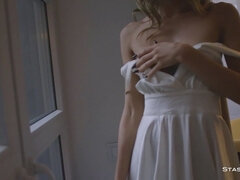 Lingerie, Höschen, Rasiert, Dürr, Erotischer film, Tätowierung, Jungendliche (18+), Titten