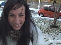 Arsch, Blasen, Braunhaarige, Hundestellung, Handjob, Pov, Rasiert, Entkleiden