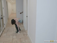 Glamorous blonde MILF gets eaten out and screwed by her stepson
