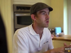 Anal, Ass, Ass licking, Blowjob, Brunette, Doggystyle, Kitchen, Reality