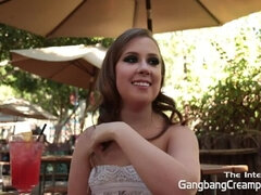 Another Fresh Amateur girl gets ready for first Gangbang (roadhead carfuck)