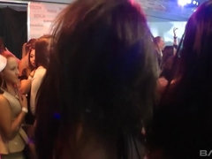 Orgy party gets started when strangers start feeling each other up