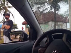 Auto, Gehörnter ehemann, Frau, Flashen, Hd, Masturbation, Dürr, Jungendliche (18+)